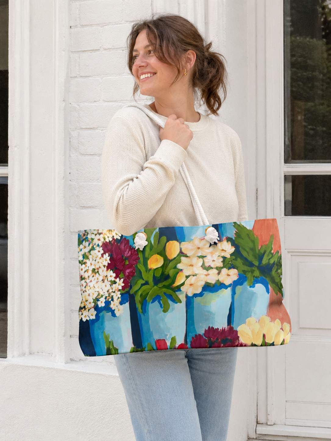 The Flower Stand Weekender Bag