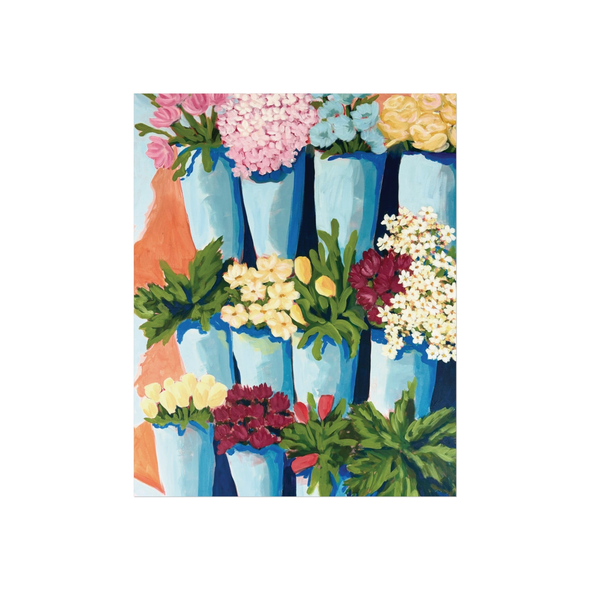 The Flower Stand  Fine Art Poster