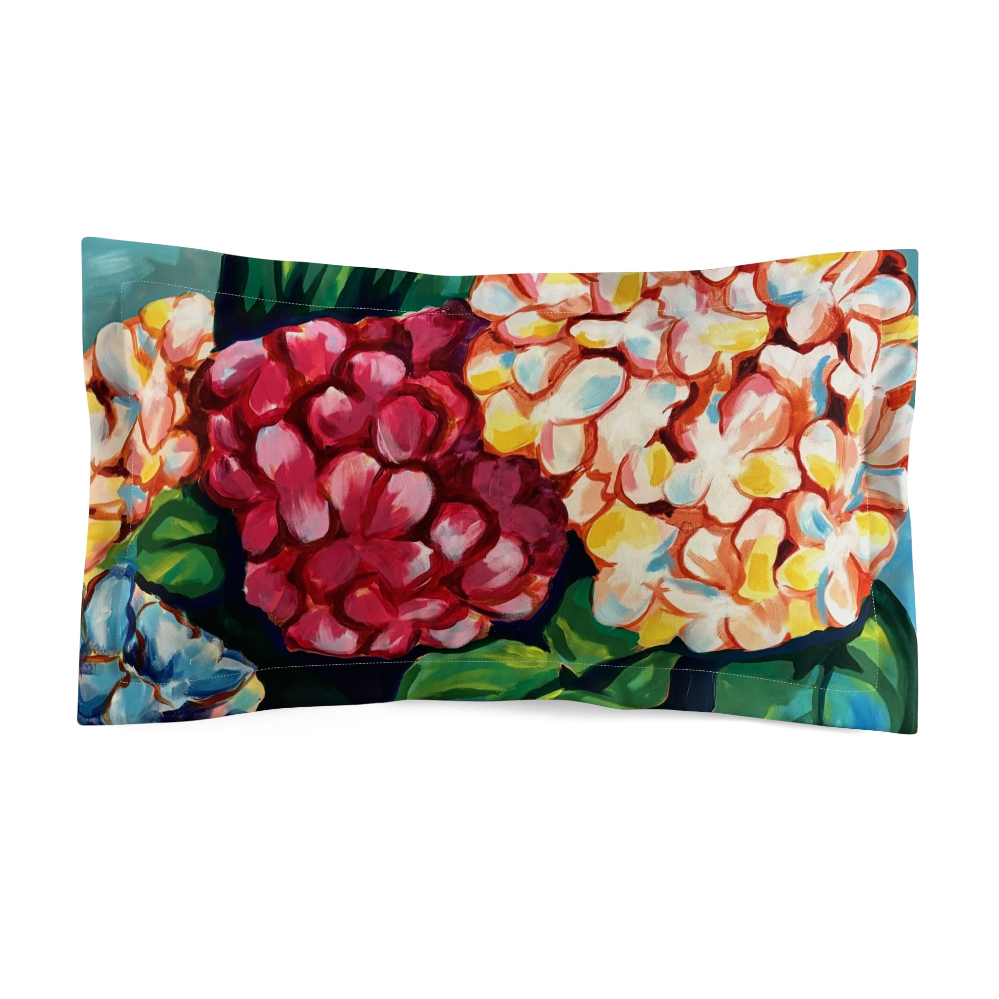 Mother's Flowers Throw Pillow Cover